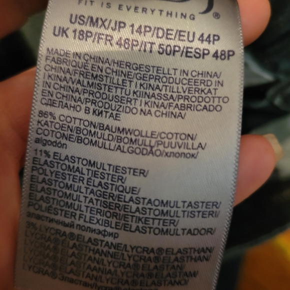 NYDJ Slim Boot Cut 14Petite Stretch Jeans NWOT - Picture 7 of 10